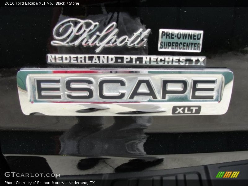 Black / Stone 2010 Ford Escape XLT V6
