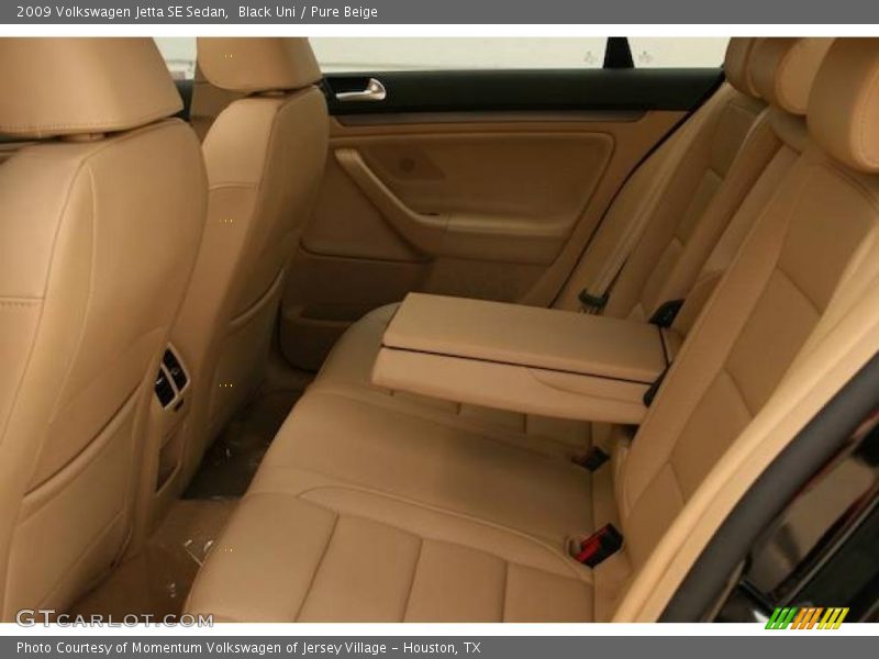 Black Uni / Pure Beige 2009 Volkswagen Jetta SE Sedan