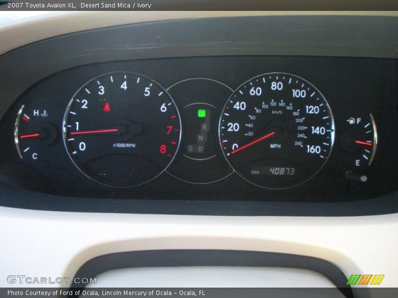 Desert Sand Mica / Ivory 2007 Toyota Avalon XL
