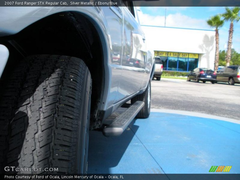 Silver Metallic / Ebony/Blue 2007 Ford Ranger STX Regular Cab