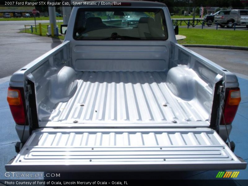 Silver Metallic / Ebony/Blue 2007 Ford Ranger STX Regular Cab