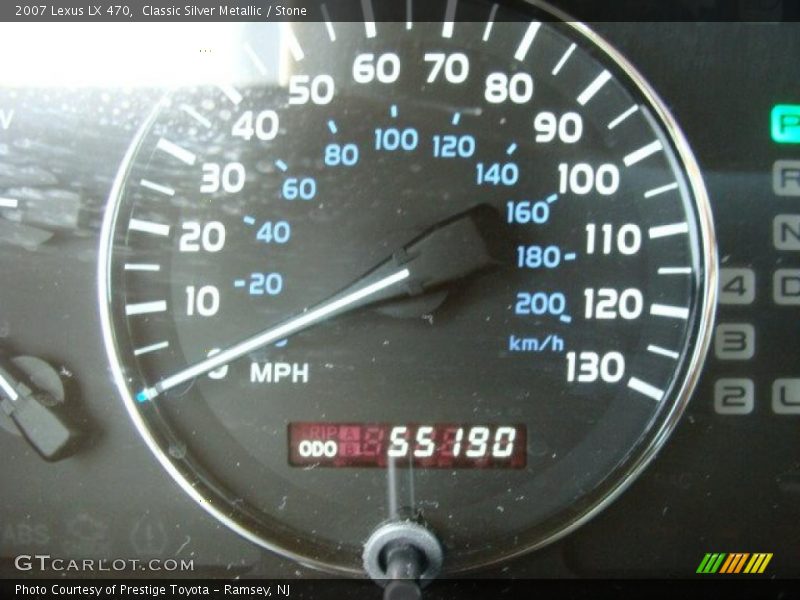 Classic Silver Metallic / Stone 2007 Lexus LX 470