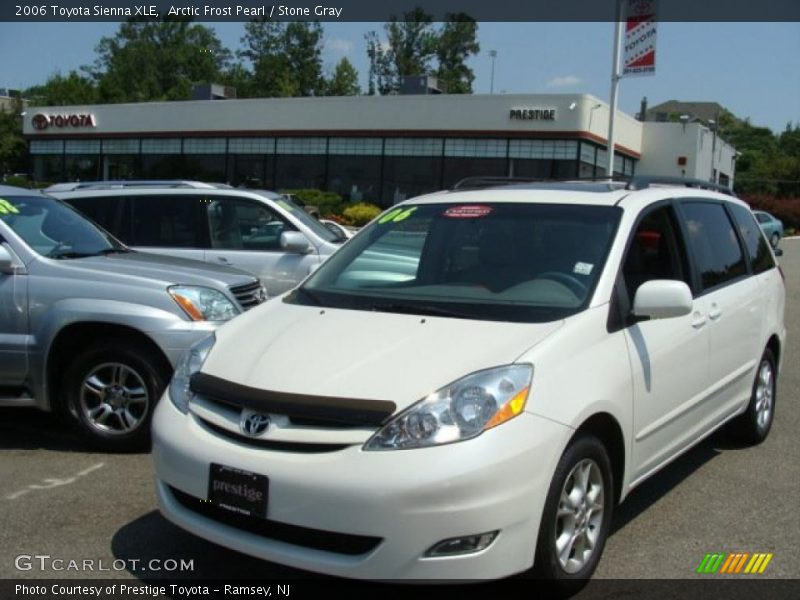 Arctic Frost Pearl / Stone Gray 2006 Toyota Sienna XLE