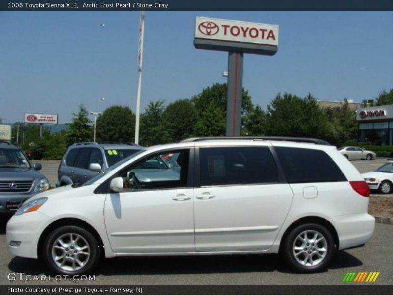 Arctic Frost Pearl / Stone Gray 2006 Toyota Sienna XLE