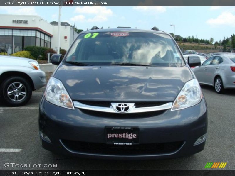 Slate Gray Metallic / Stone 2007 Toyota Sienna XLE Limited