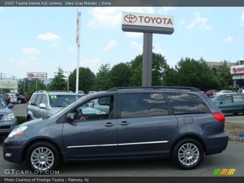 Slate Gray Metallic / Stone 2007 Toyota Sienna XLE Limited