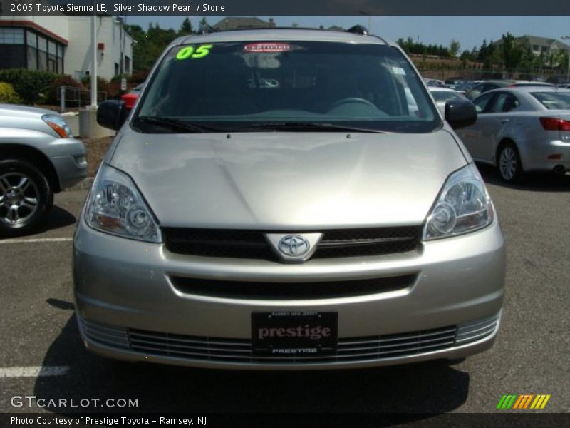 Silver Shadow Pearl / Stone 2005 Toyota Sienna LE