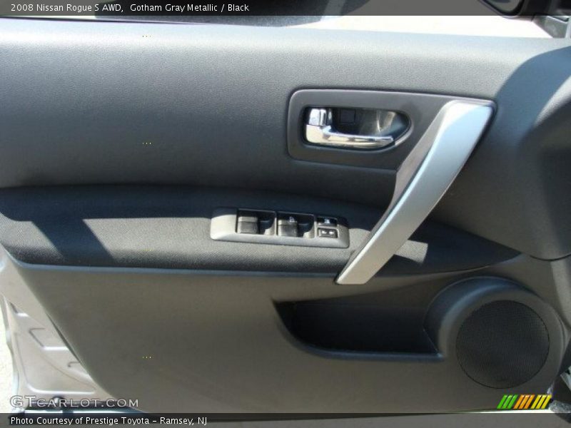 Gotham Gray Metallic / Black 2008 Nissan Rogue S AWD