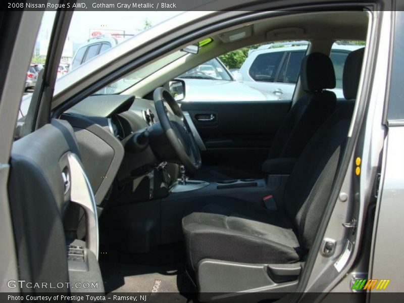 Gotham Gray Metallic / Black 2008 Nissan Rogue S AWD