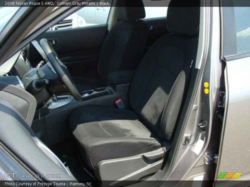 Gotham Gray Metallic / Black 2008 Nissan Rogue S AWD