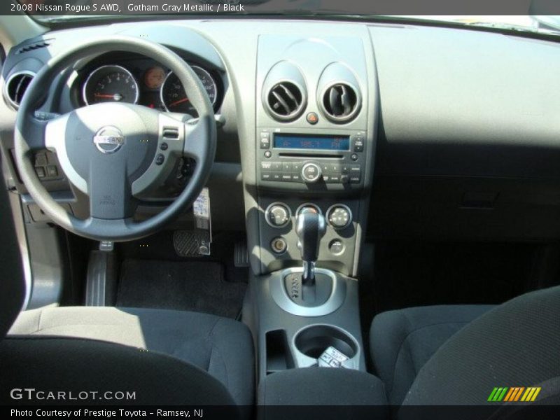 Gotham Gray Metallic / Black 2008 Nissan Rogue S AWD