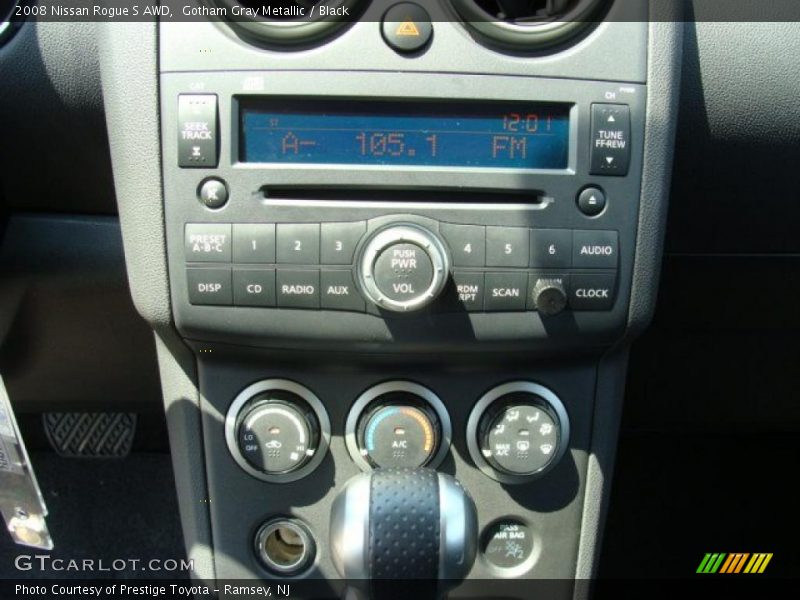 Gotham Gray Metallic / Black 2008 Nissan Rogue S AWD