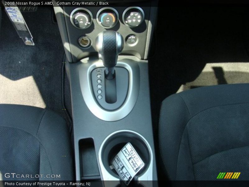Gotham Gray Metallic / Black 2008 Nissan Rogue S AWD