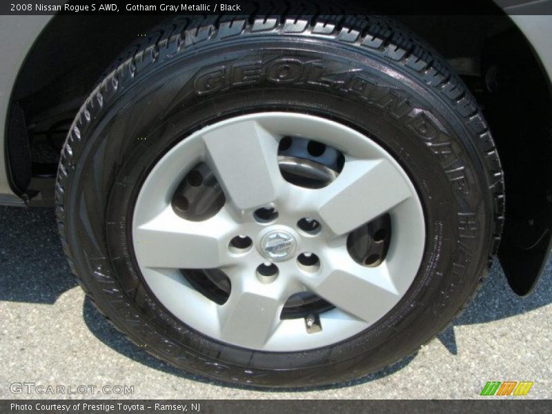 Gotham Gray Metallic / Black 2008 Nissan Rogue S AWD