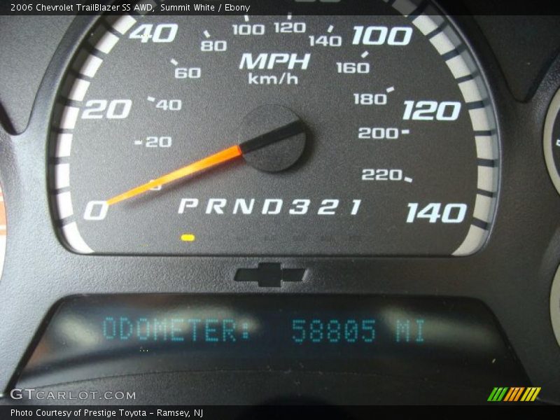 Summit White / Ebony 2006 Chevrolet TrailBlazer SS AWD