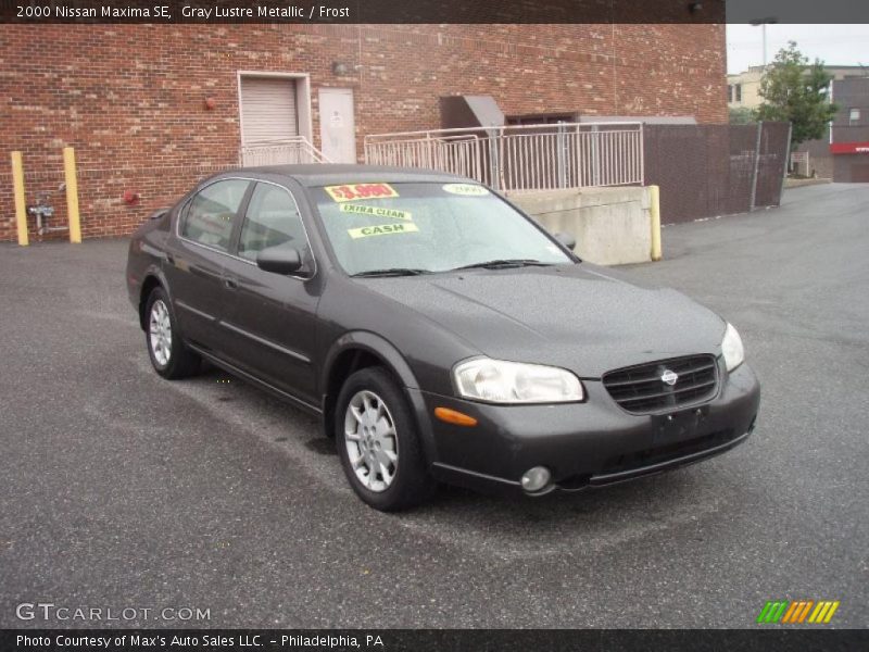 Gray Lustre Metallic / Frost 2000 Nissan Maxima SE