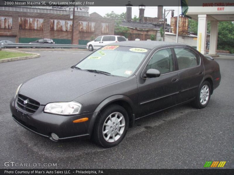 Gray Lustre Metallic / Frost 2000 Nissan Maxima SE