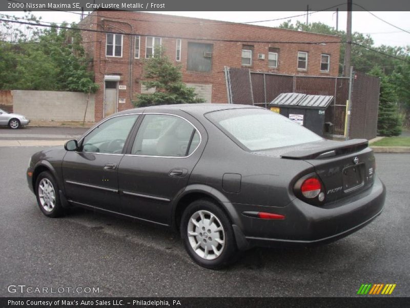 Gray Lustre Metallic / Frost 2000 Nissan Maxima SE