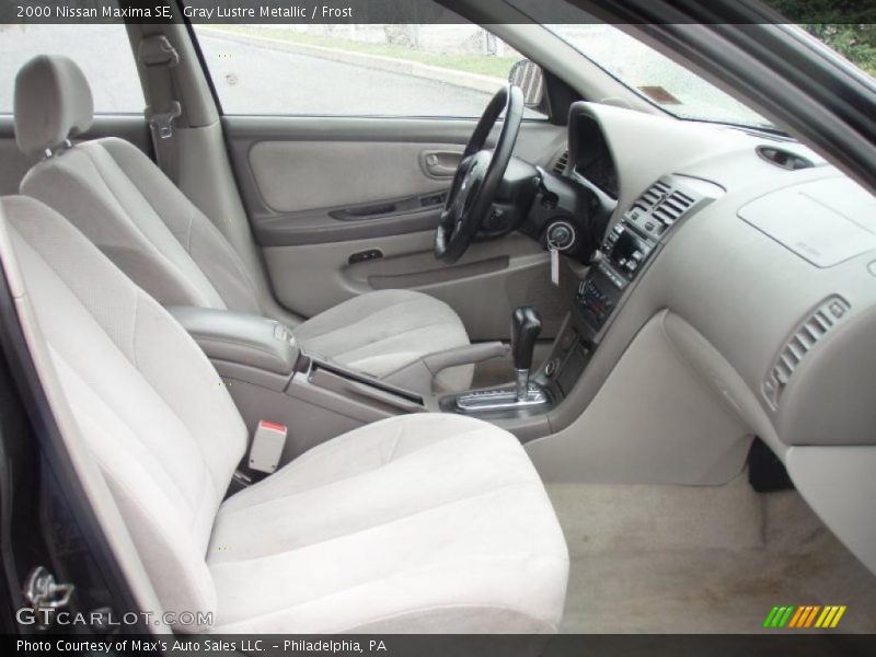 Gray Lustre Metallic / Frost 2000 Nissan Maxima SE