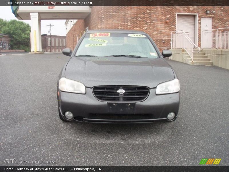 Gray Lustre Metallic / Frost 2000 Nissan Maxima SE
