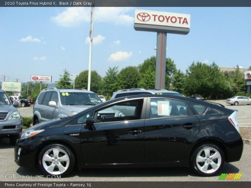 Black / Dark Gray 2010 Toyota Prius Hybrid V