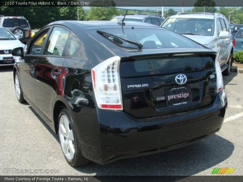 Black / Dark Gray 2010 Toyota Prius Hybrid V