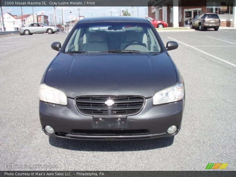 Gray Lustre Metallic / Frost 2000 Nissan Maxima SE