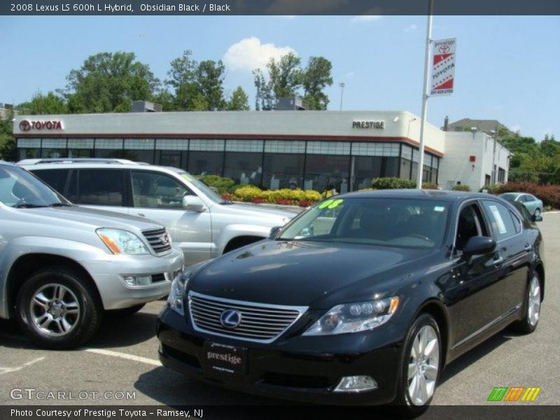 Obsidian Black / Black 2008 Lexus LS 600h L Hybrid