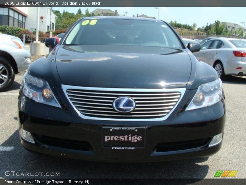 Obsidian Black / Black 2008 Lexus LS 600h L Hybrid