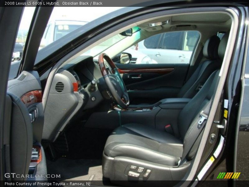 Obsidian Black / Black 2008 Lexus LS 600h L Hybrid