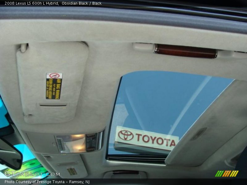 Obsidian Black / Black 2008 Lexus LS 600h L Hybrid