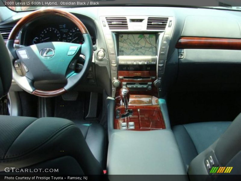 Obsidian Black / Black 2008 Lexus LS 600h L Hybrid