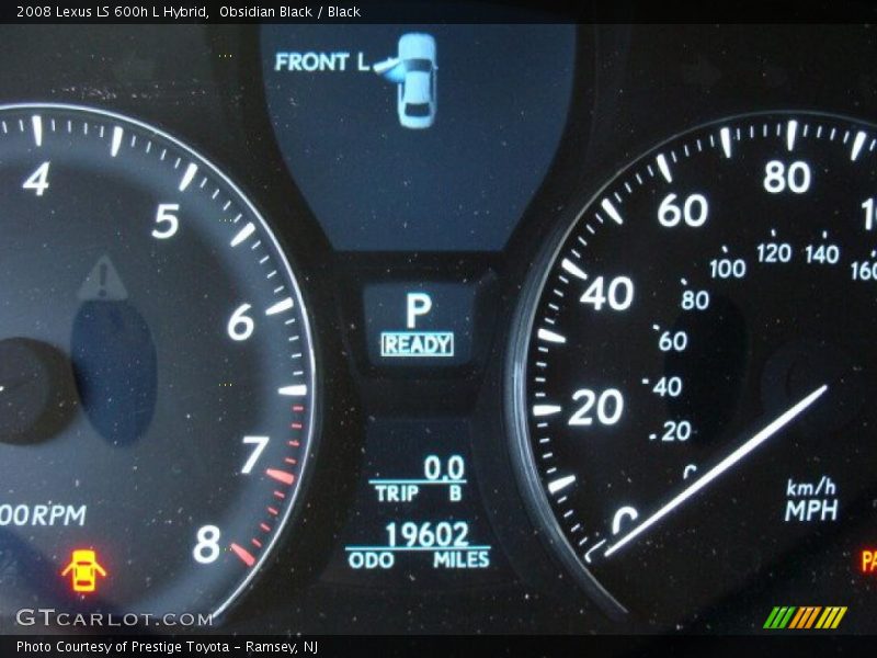 Obsidian Black / Black 2008 Lexus LS 600h L Hybrid