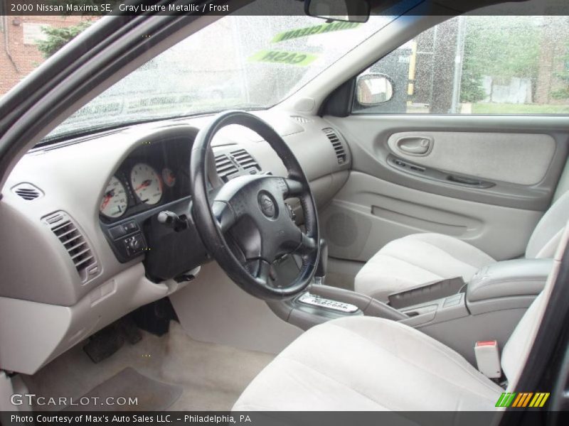 Gray Lustre Metallic / Frost 2000 Nissan Maxima SE