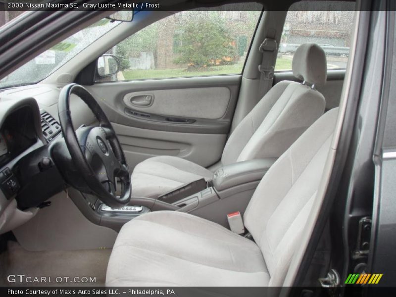 Gray Lustre Metallic / Frost 2000 Nissan Maxima SE