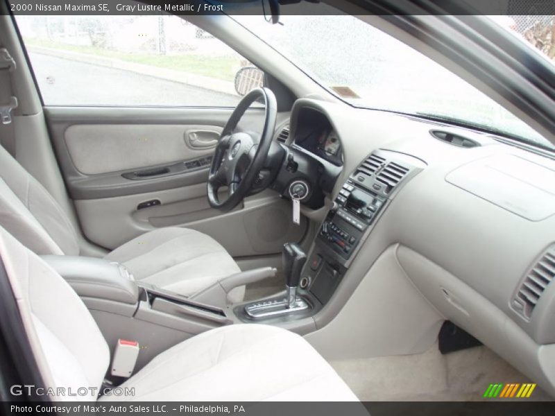 Gray Lustre Metallic / Frost 2000 Nissan Maxima SE