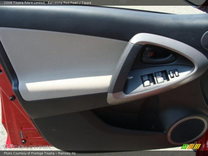 Barcelona Red Pearl / Taupe 2008 Toyota RAV4 Limited