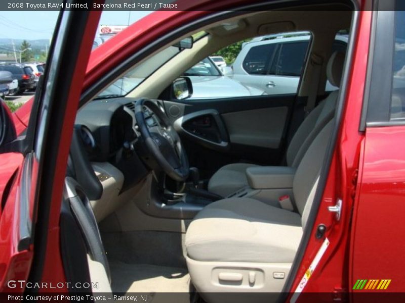 Barcelona Red Pearl / Taupe 2008 Toyota RAV4 Limited