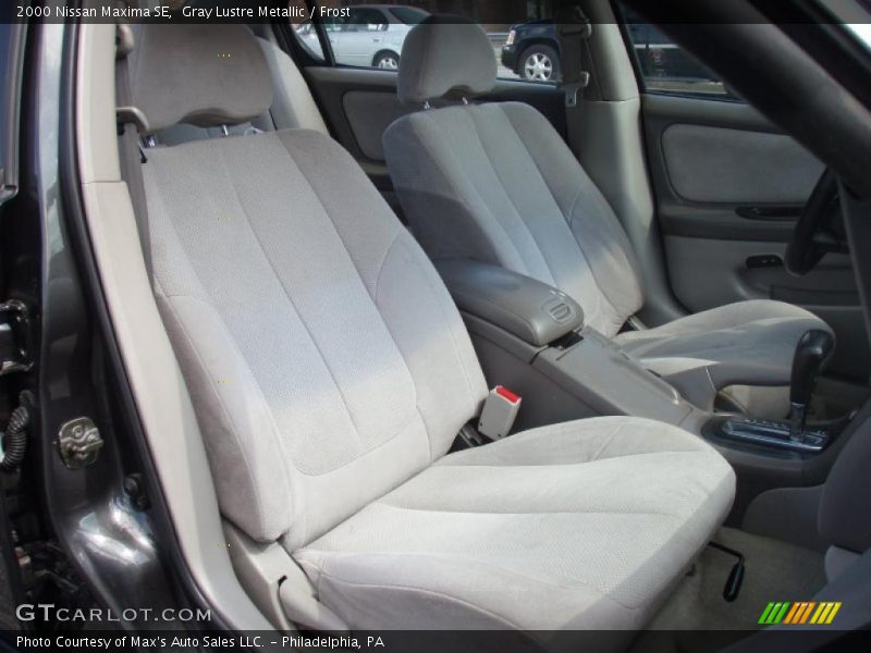 Gray Lustre Metallic / Frost 2000 Nissan Maxima SE