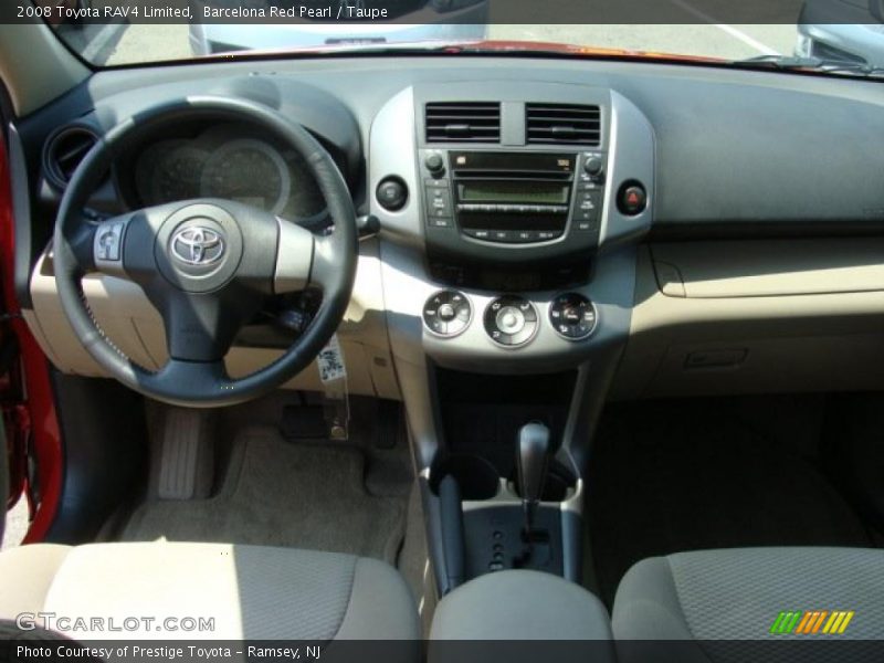 Barcelona Red Pearl / Taupe 2008 Toyota RAV4 Limited