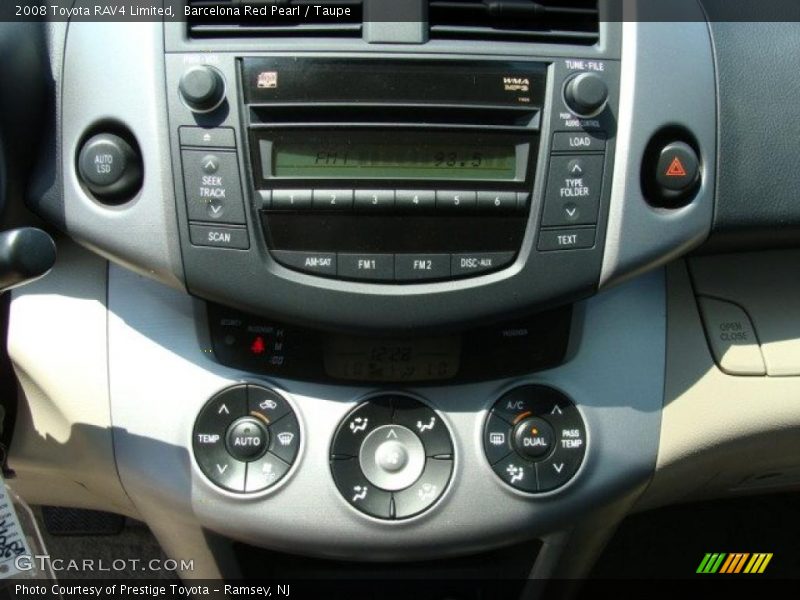 Barcelona Red Pearl / Taupe 2008 Toyota RAV4 Limited