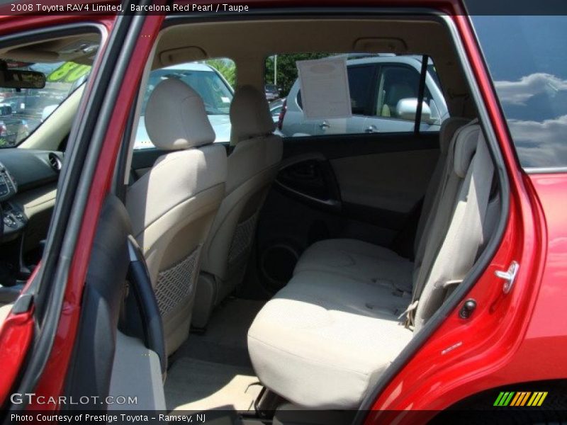 Barcelona Red Pearl / Taupe 2008 Toyota RAV4 Limited