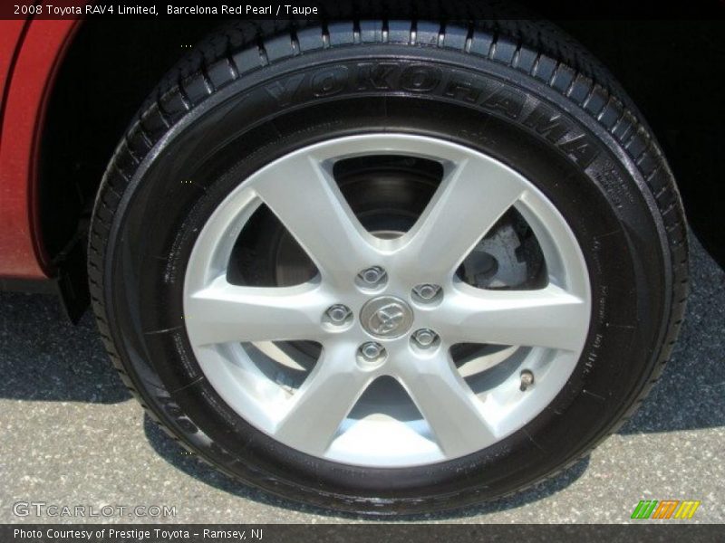 Barcelona Red Pearl / Taupe 2008 Toyota RAV4 Limited