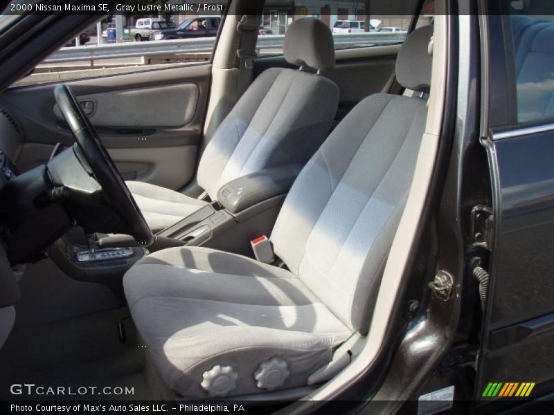 Gray Lustre Metallic / Frost 2000 Nissan Maxima SE