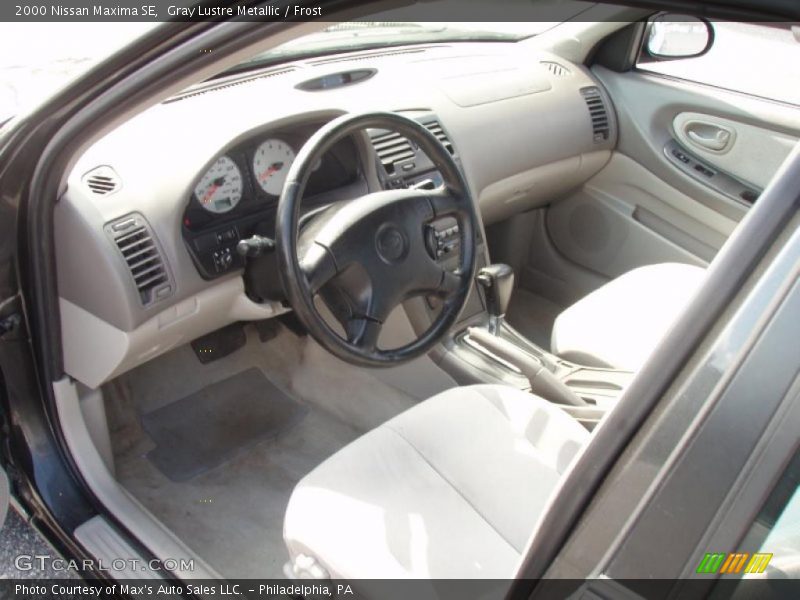 Gray Lustre Metallic / Frost 2000 Nissan Maxima SE