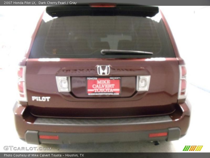 Dark Cherry Pearl / Gray 2007 Honda Pilot LX