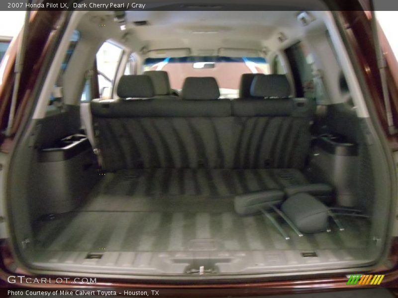 Dark Cherry Pearl / Gray 2007 Honda Pilot LX