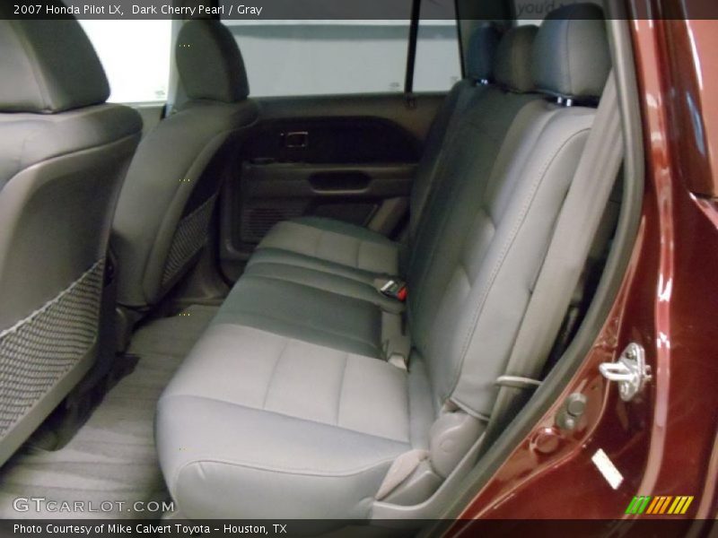 Dark Cherry Pearl / Gray 2007 Honda Pilot LX