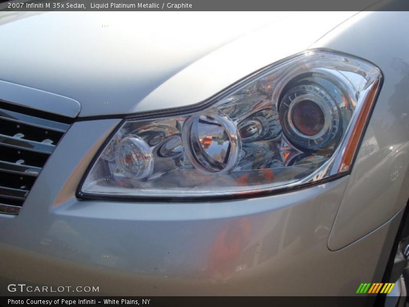 Liquid Platinum Metallic / Graphite 2007 Infiniti M 35x Sedan