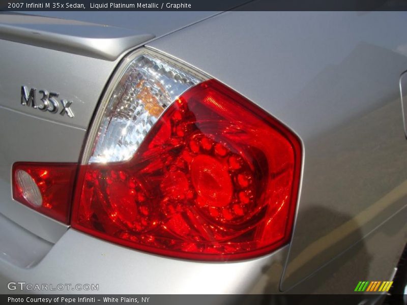 Liquid Platinum Metallic / Graphite 2007 Infiniti M 35x Sedan